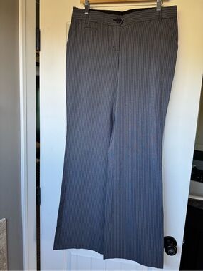 Express Gray Pinstripe Women's Dress Trousers
